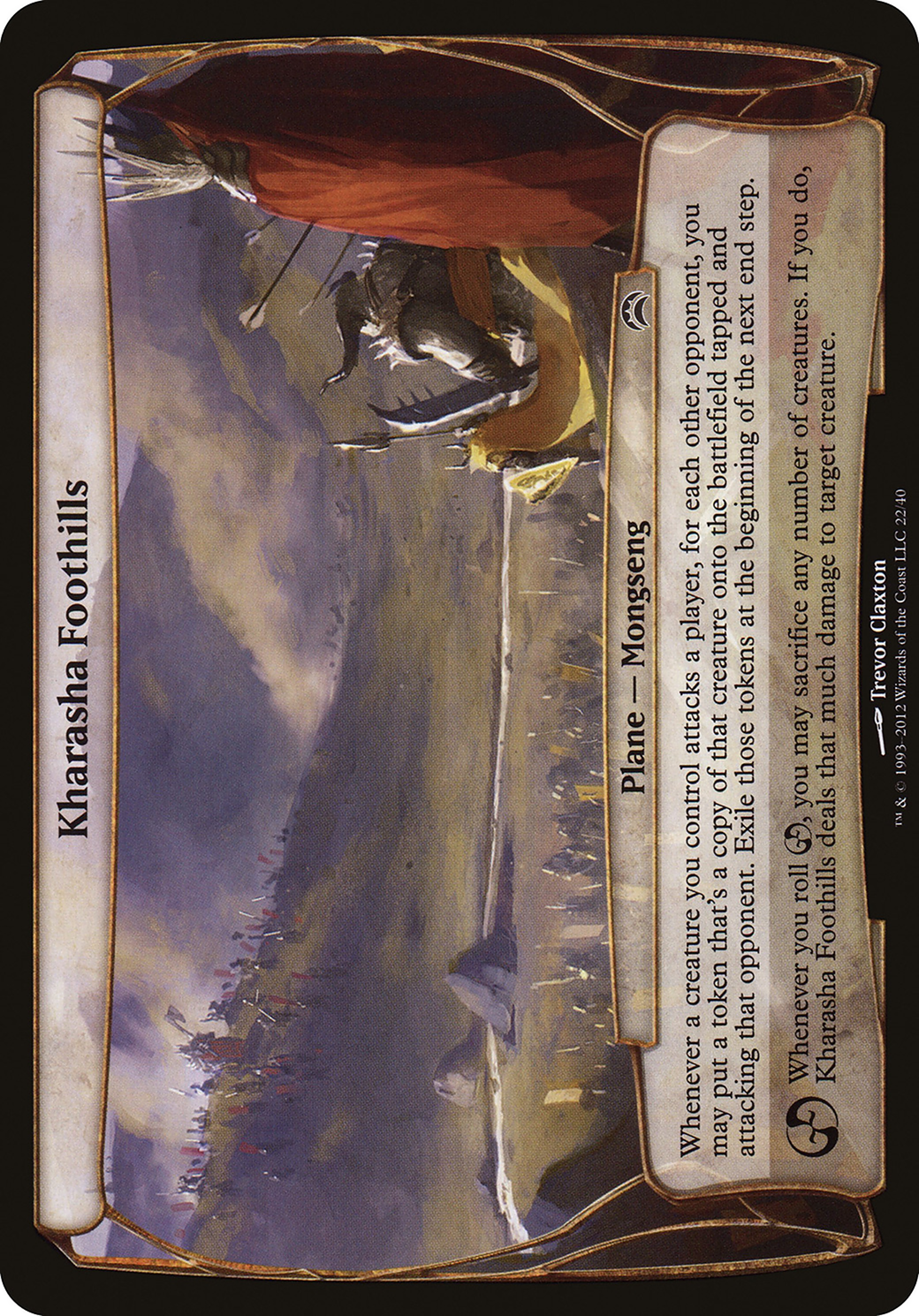 Kharasha Foothills (Planes) [Planechase 2012 Planes]-1
