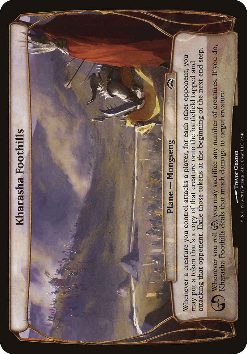 Kharasha Foothills (Planes) [Planechase 2012 Planes]-1