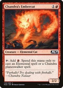 Chandra's Embercat [Core Set 2020]-1