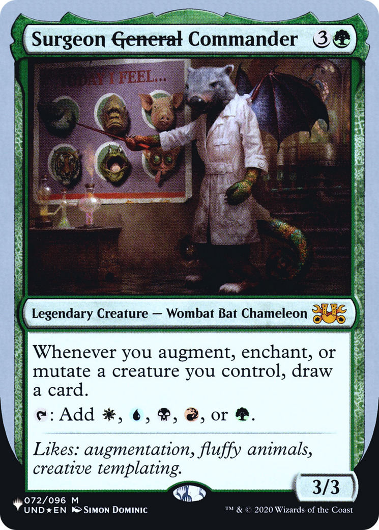 Surgeon General Commander (Unfinity Foil Edition) [The List]-1