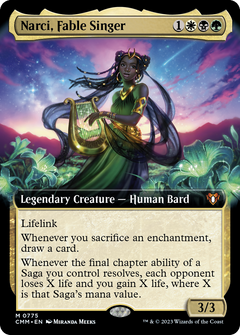 Narci, Fable Singer (Extended Art) [Commander Masters]-1