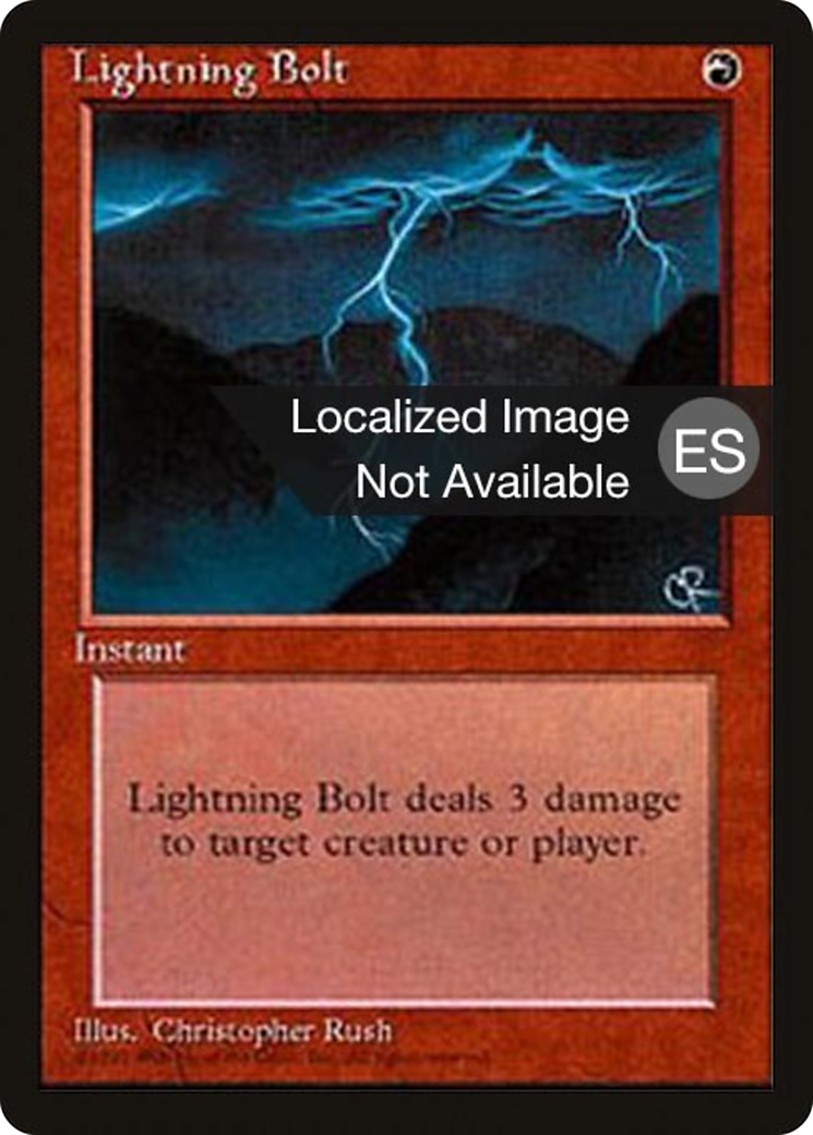 Lightning Bolt [Fourth Edition Foreign Black Border]-1