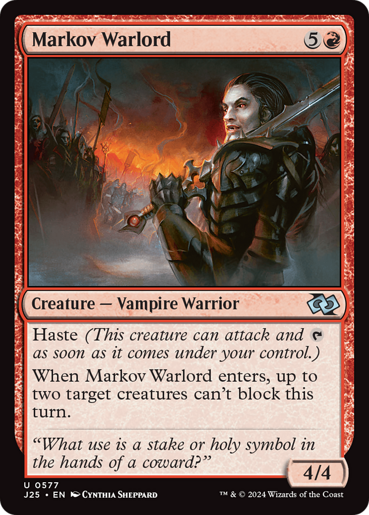 Markov Warlord [Foundations Jumpstart]-1