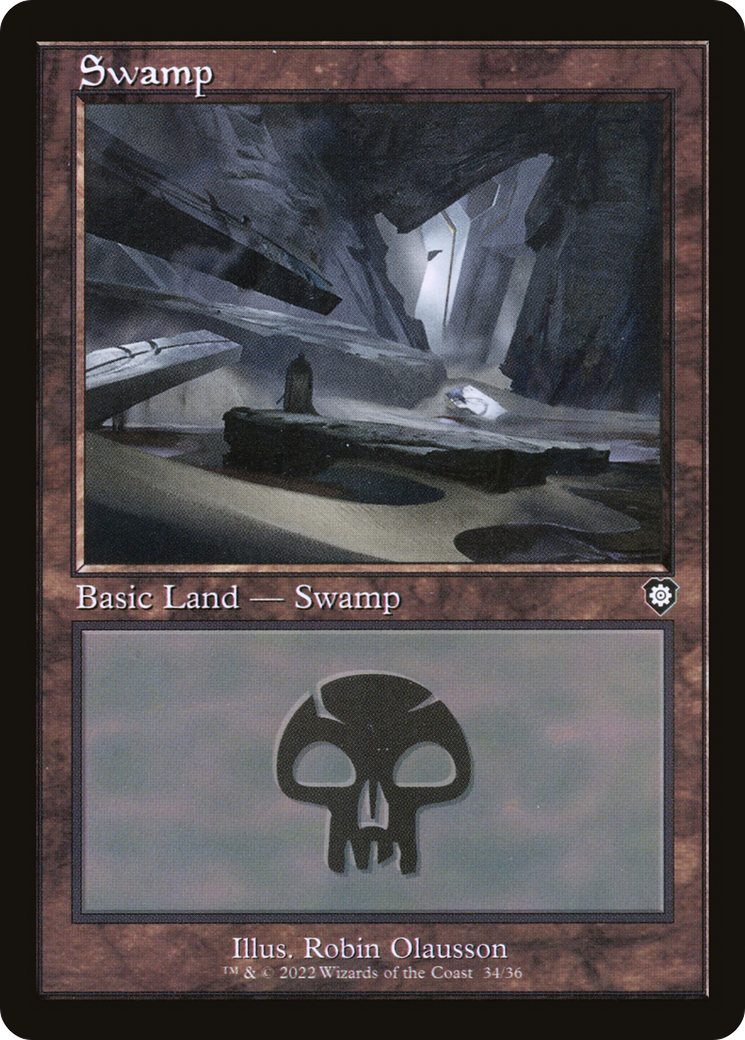 Swamp (034) (Retro) [The Brothers' War Commander]-1