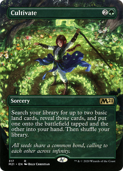 Cultivate (Borderless Alternate Art) [Core Set 2021]-1