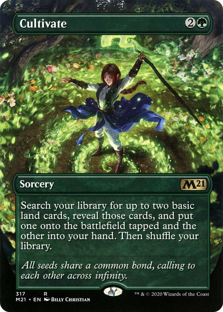 Cultivate (Borderless Alternate Art) [Core Set 2021]-1