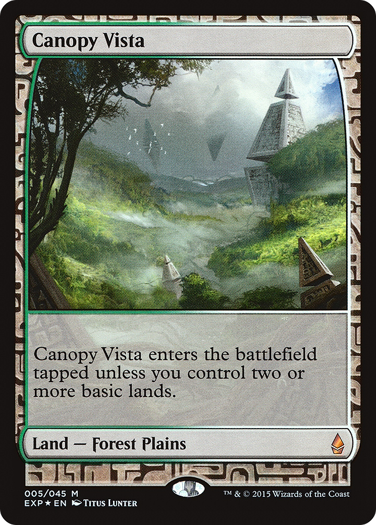 Canopy Vista [Zendikar Expeditions]-1