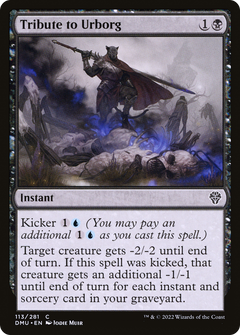 Tribute to Urborg (DMU-113) - Dominaria United Foil-1
