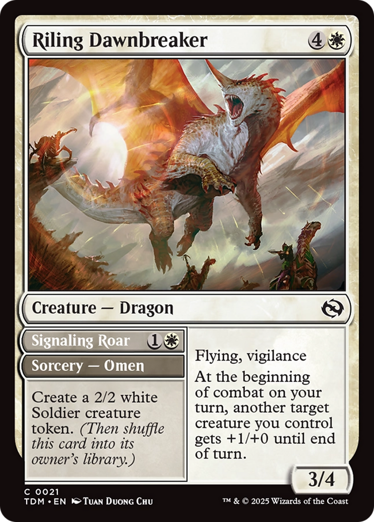 Riling Dawnbreaker [Tarkir: Dragonstorm]-1