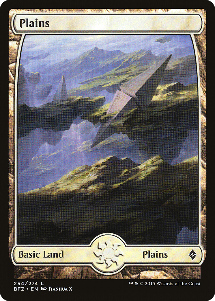 Plains (254) (Full Art) [Battle for Zendikar]-1