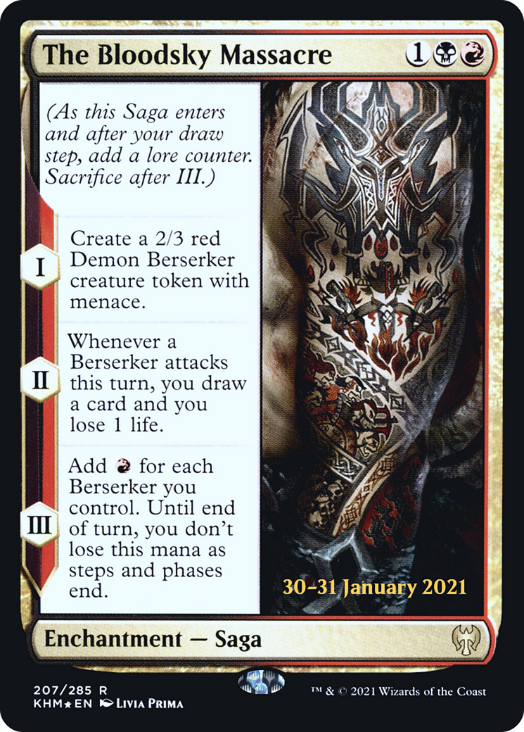 The Bloodsky Massacre [Kaldheim Prerelease Promos]-1