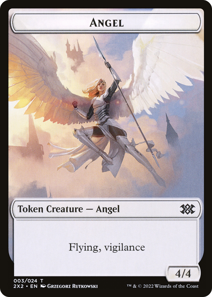 Angel (T2X2-003) - Double Masters 2022 Tokens Foil-1