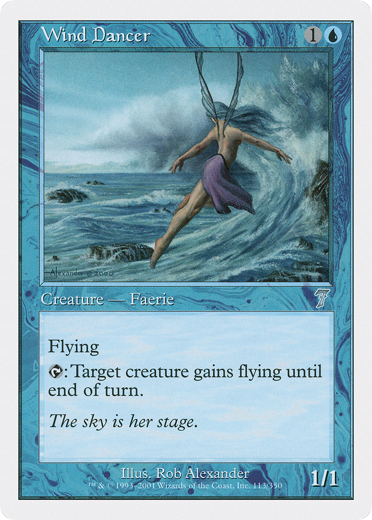 Wind Dancer (7ED-113) - 7th Edition Foil-1