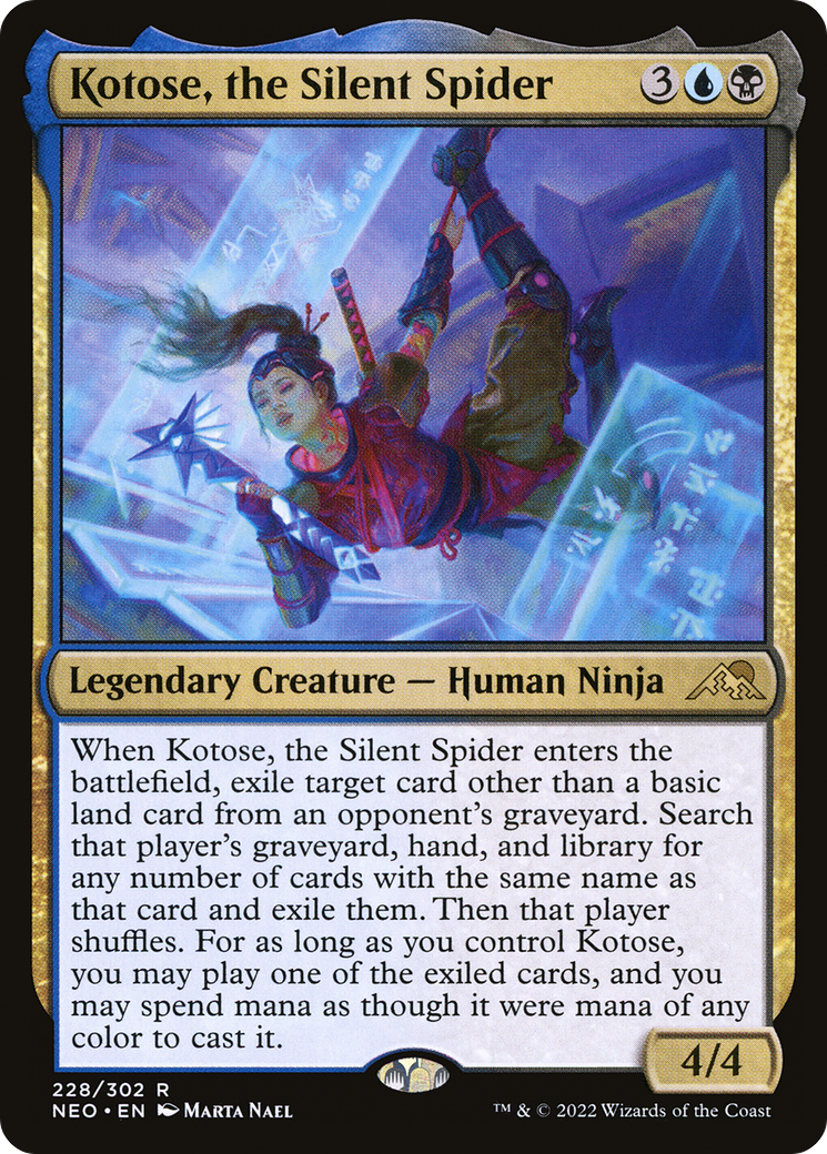 Kotose, the Silent Spider [Kamigawa: Neon Dynasty]-1
