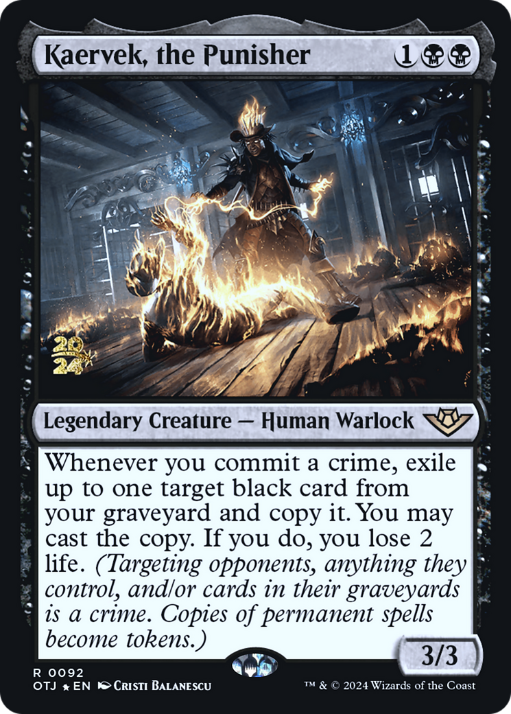 Kaervek, the Punisher [Outlaws of Thunder Junction Prerelease Promos]-1