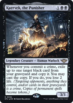 Kaervek, the Punisher [Outlaws of Thunder Junction Prerelease Promos]-1