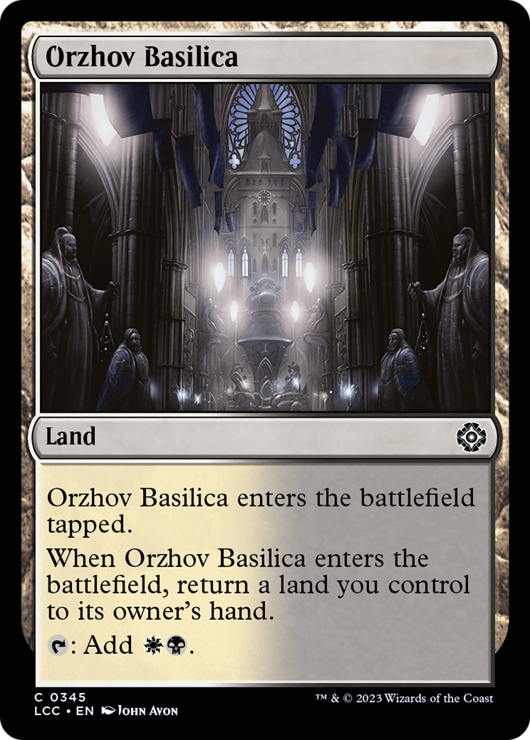 Orzhov Basilica [The Lost Caverns of Ixalan Commander]-1