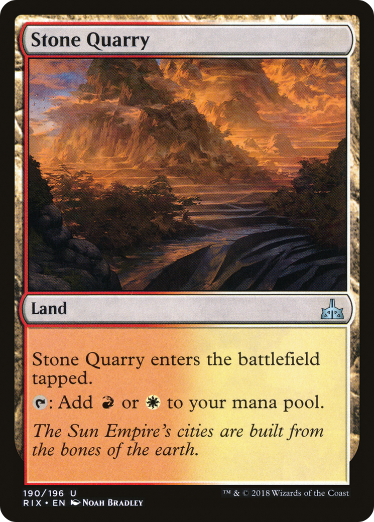 Stone Quarry [Rivals of Ixalan]-1