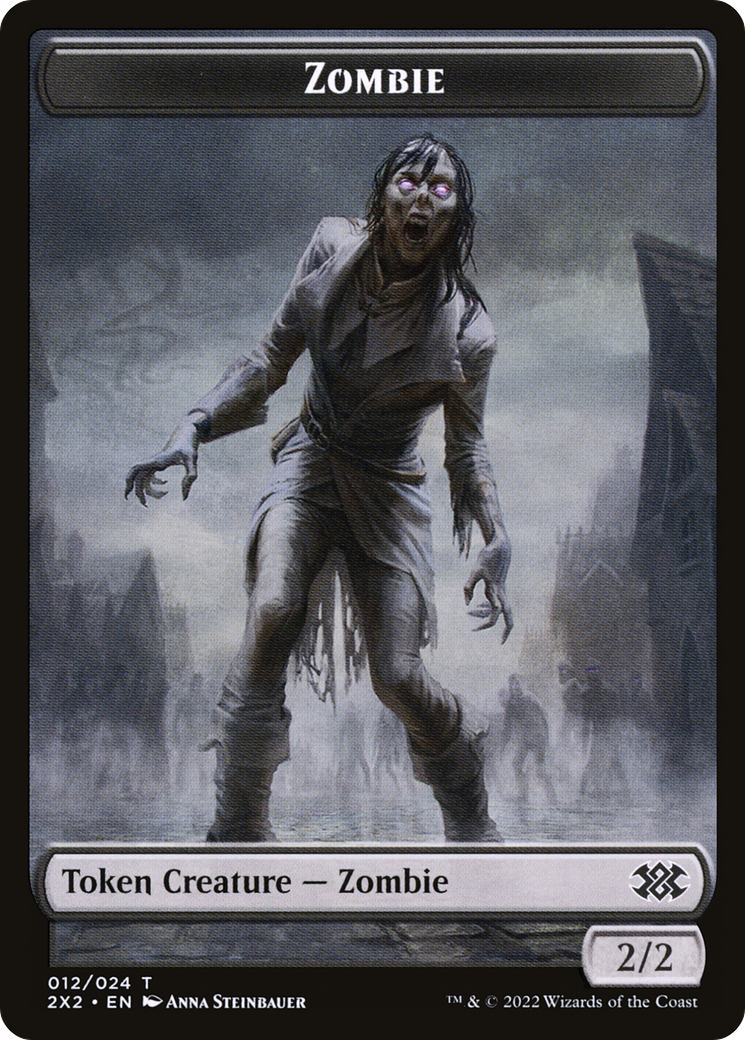 Zombie (T2X2-012) - Double Masters 2022 Tokens-1