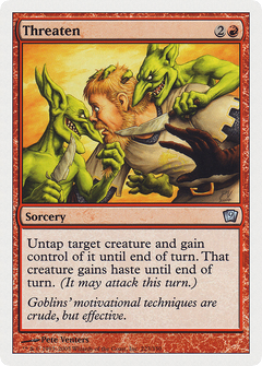 Threaten (9ED-223) - 9th Edition Foil-1