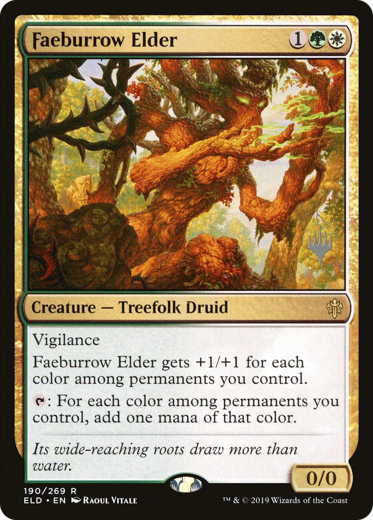 Faeburrow Elder (Promo Pack) [Throne of Eldraine Promos]-1