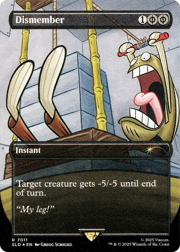 Dismember (7011) (Rainbow Foil) [Secret Lair Drop Series]-1
