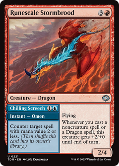 Runescale Stormbrood [Tarkir: Dragonstorm]-1