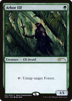 Arbor Elf (PWP21-001) - Wizards Play Network 2021 Foil-1