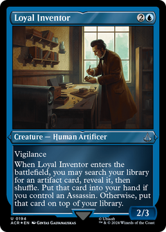 Loyal Inventor (ACR-194) - Assassin's Creed Etched Foil-1