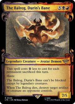 The Balrog, Durin's Bane [The Lord of the Rings: Tales of Middle-Earth Showcase Scrolls]-1