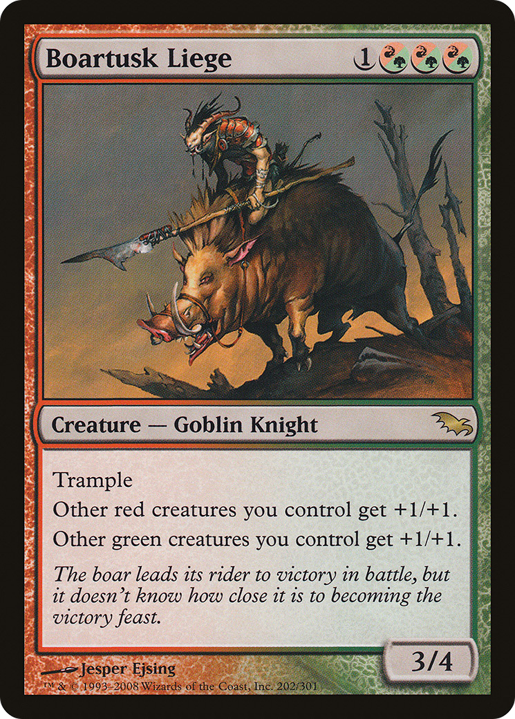 Boartusk Liege [Shadowmoor]-1