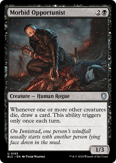 Morbid Opportunist [Bloomburrow Commander]-1