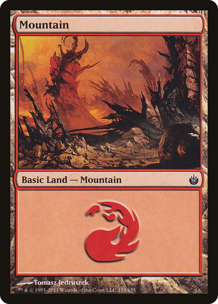 Mountain (153) [Mirrodin Besieged]-1