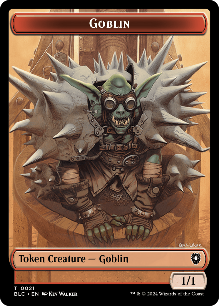 Goblin (TBLC-021) - Bloomburrow Commander Tokens Foil-1