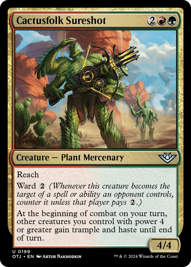 Cactusfolk Sureshot [Outlaws of Thunder Junction]-1