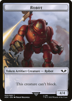 Robot (T40K-023) - Warhammer 40,000 Tokens-1