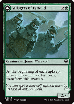 Villagers of Estwald (INR-224) - Innistrad Remastered-1
