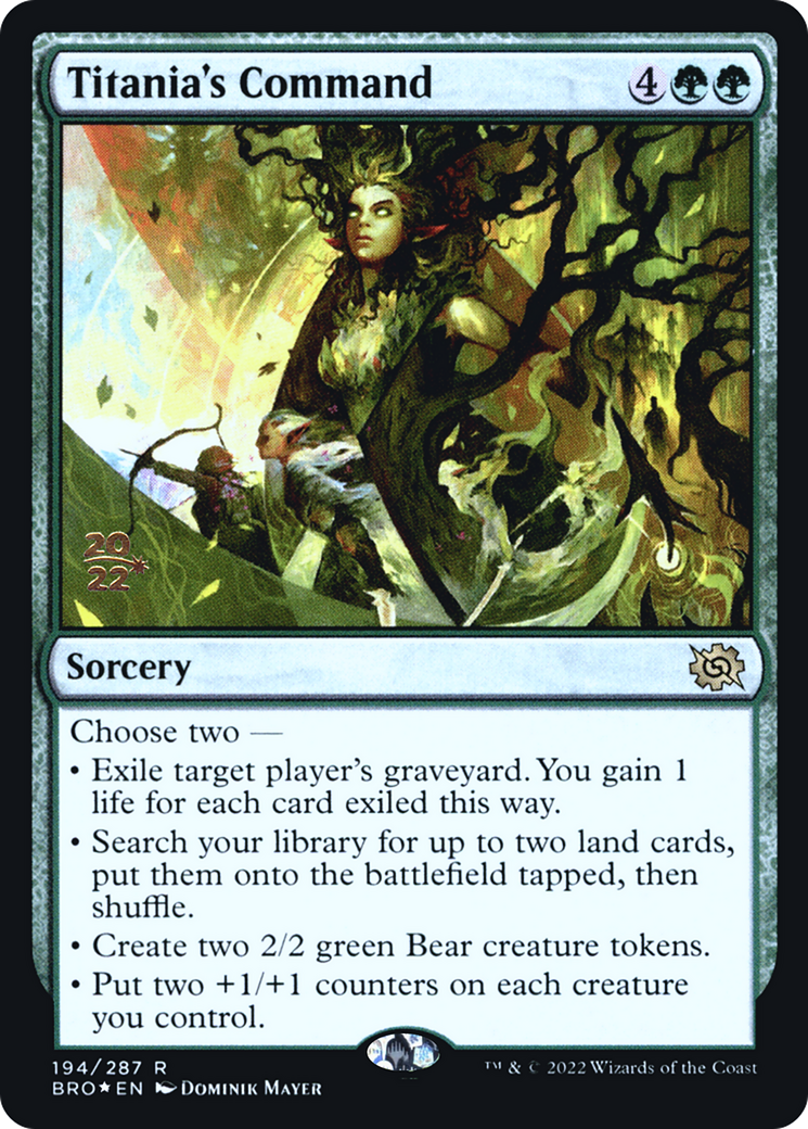 Titania's Command [The Brothers' War Prerelease Promos]-1