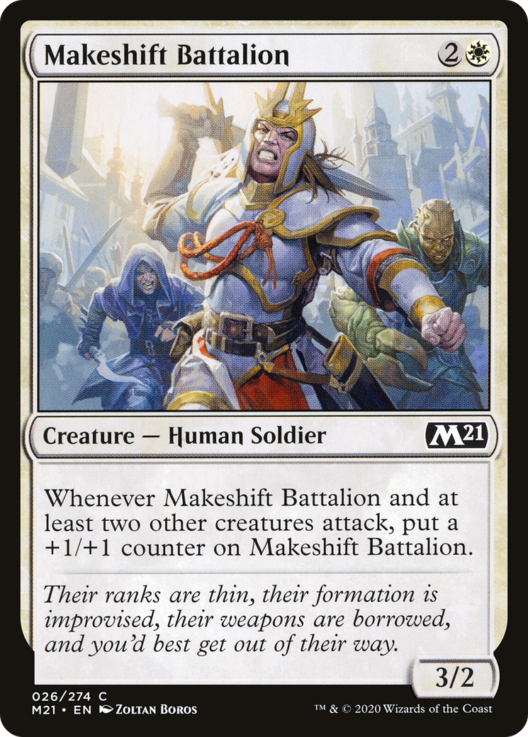 Makeshift Battalion [Core Set 2021]-1