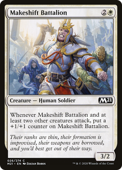 Makeshift Battalion [Core Set 2021]-1