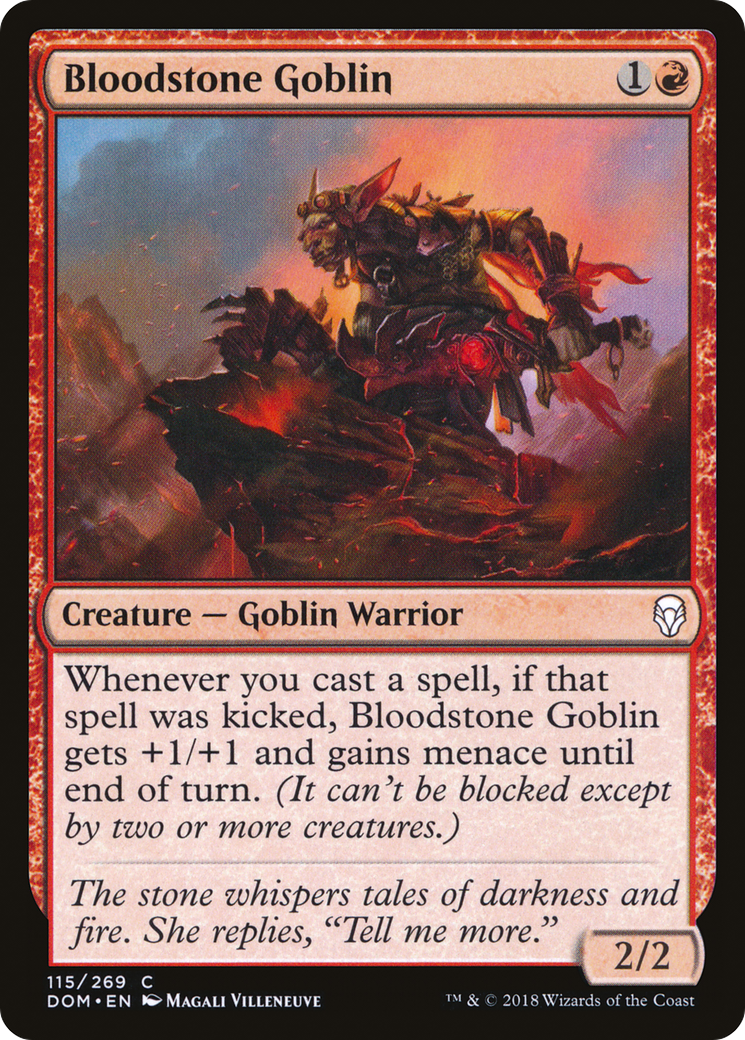 Bloodstone Goblin [Dominaria]-1