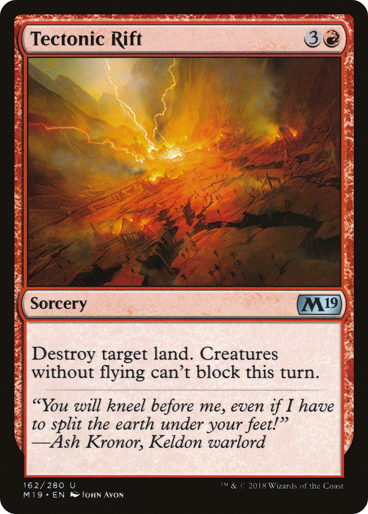 Tectonic Rift [Core Set 2019]-1