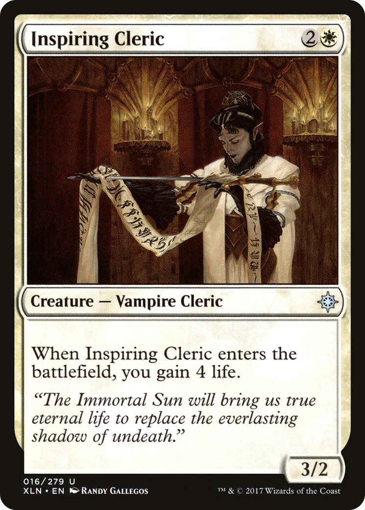 Inspiring Cleric [Ixalan]-1
