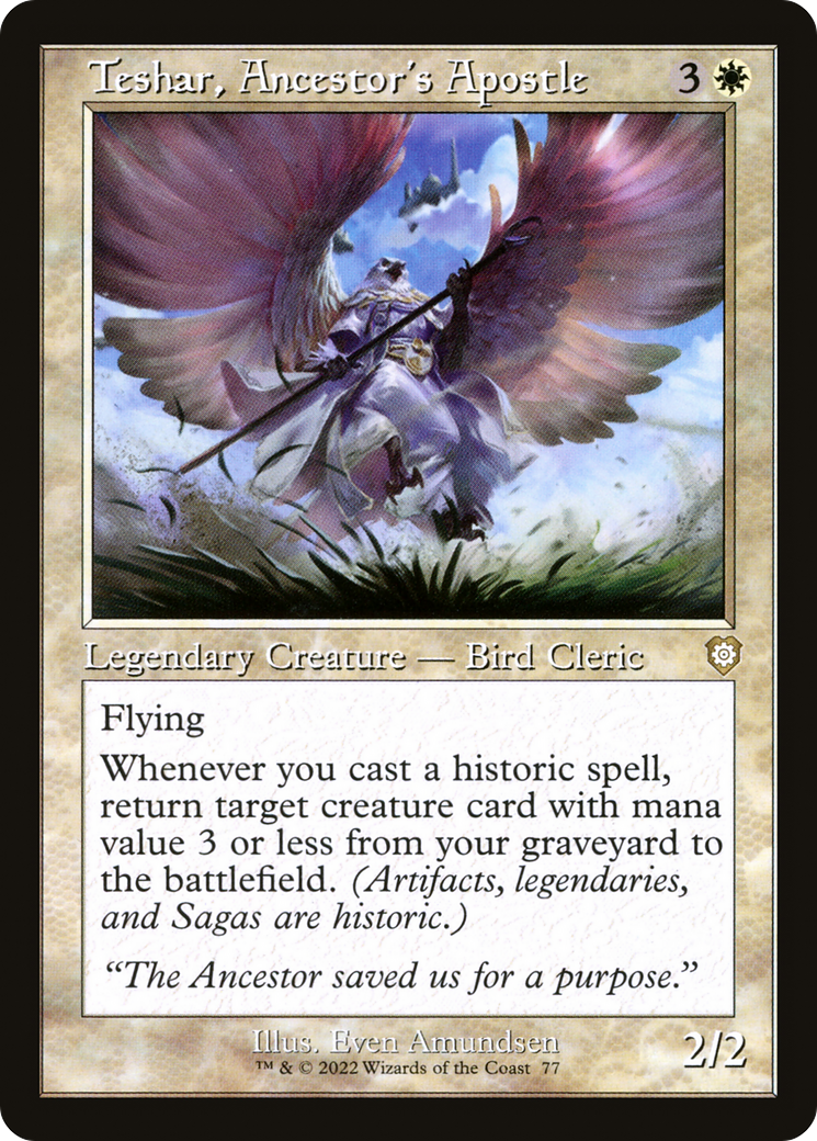 Teshar, Ancestor's Apostle (Retro) [The Brothers' War Commander]-1
