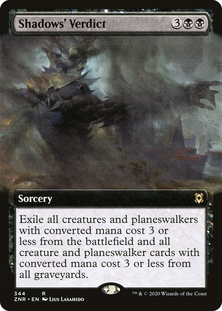 Shadows' Verdict (Extended Art) [Zendikar Rising]-1