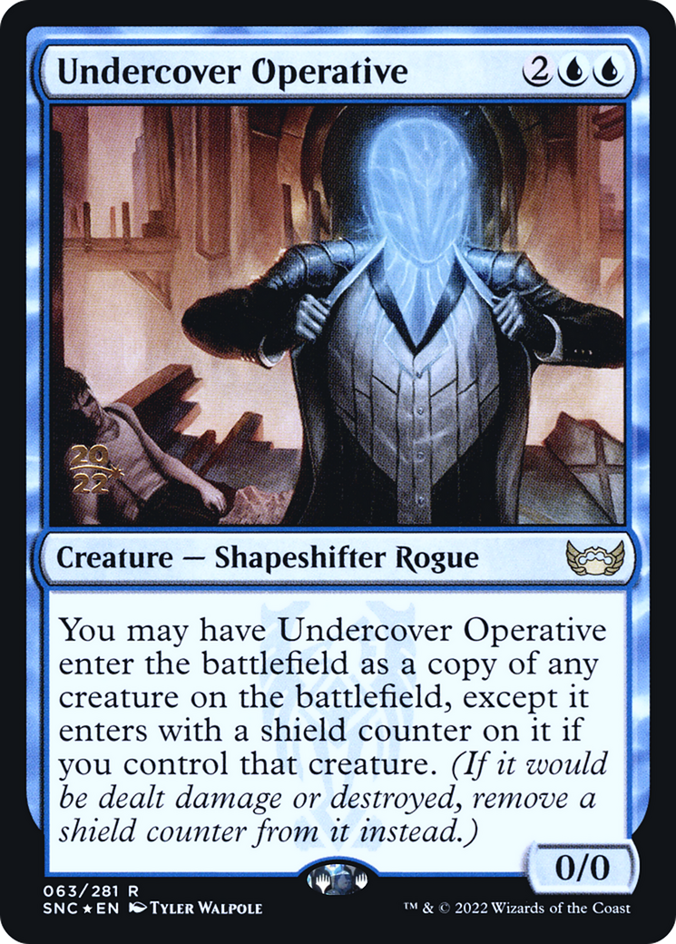 Undercover Operative (PRE-063) - Streets of New Capenna Promos Foil-1