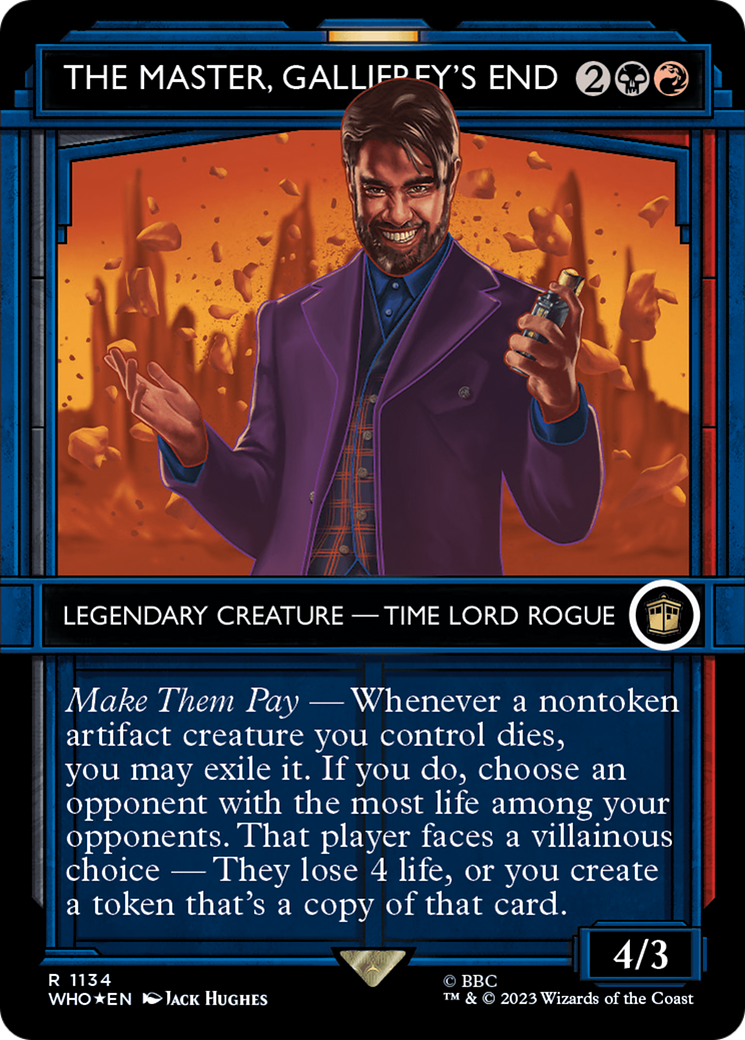 The Master, Gallifrey's End (Showcase) (Surge Foil) [Doctor Who]-1