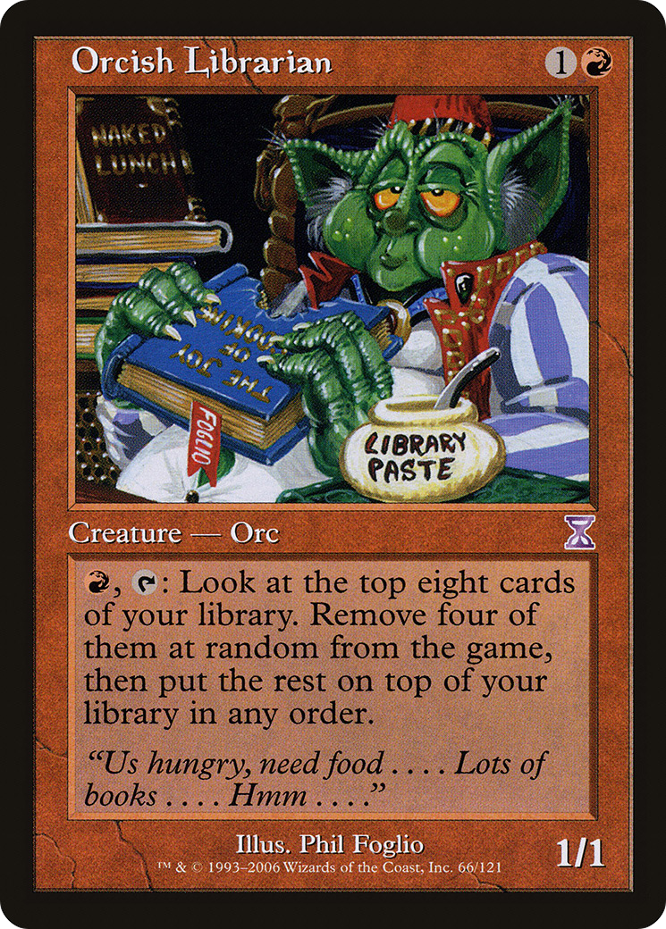 Orcish Librarian [Time Spiral Timeshifted]-1