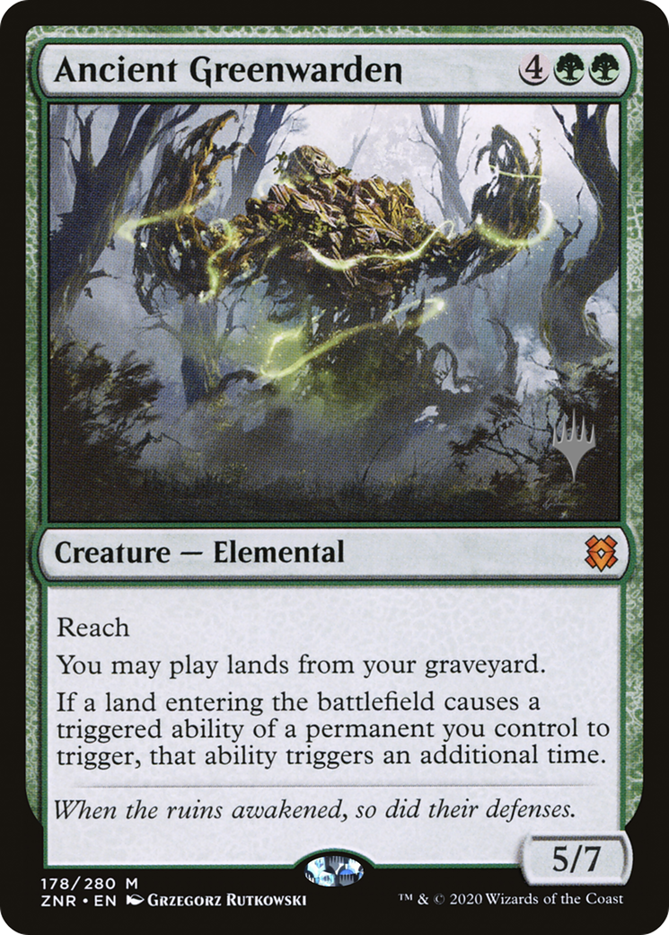 Ancient Greenwarden (Promo Pack) [Zendikar Rising Promos]-1