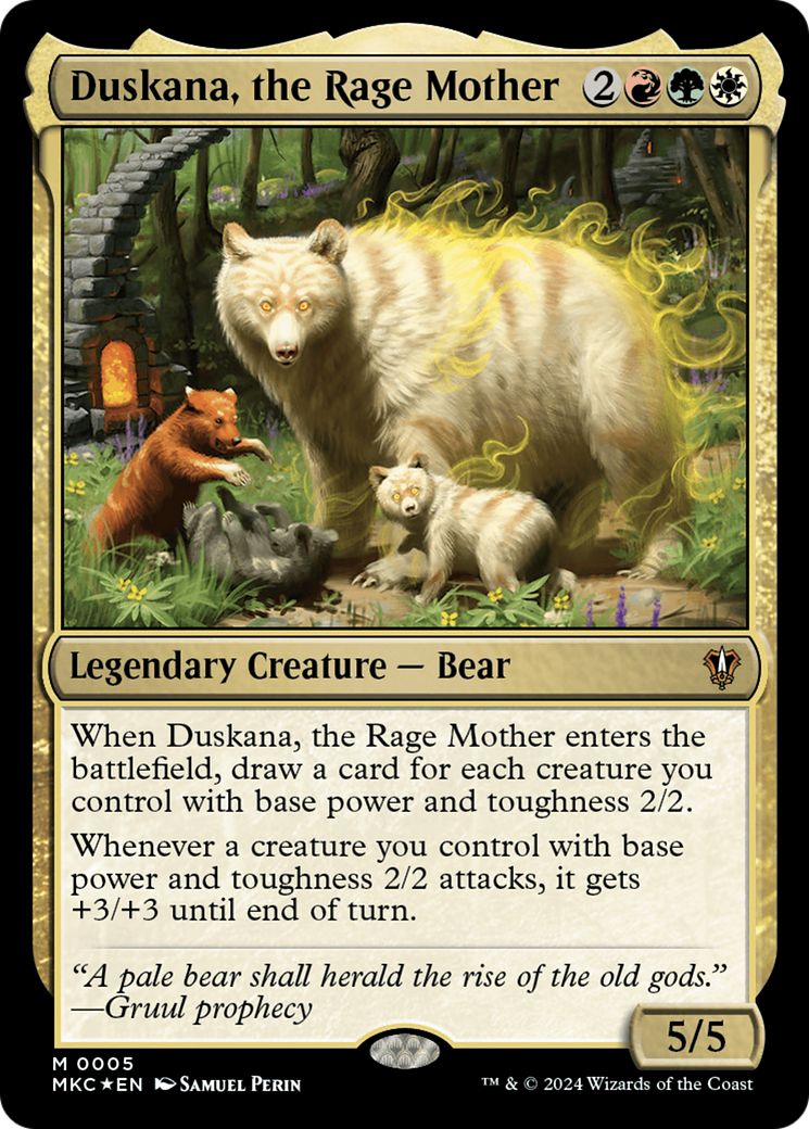 Duskana, the Rage Mother [Murders at Karlov Manor Commander]-1